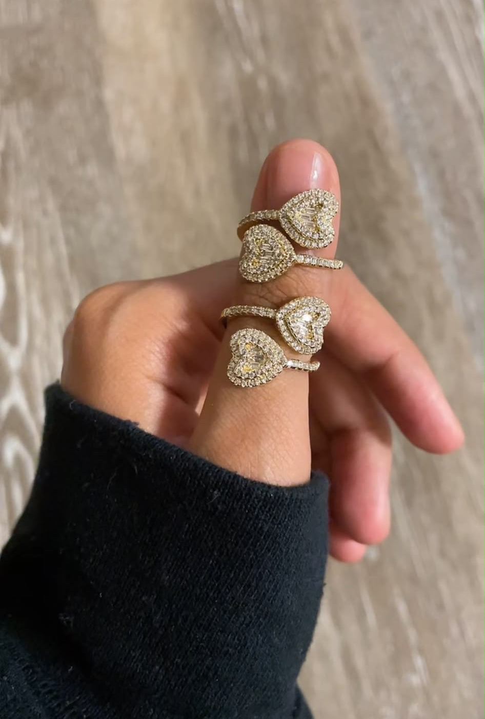 Double Heart Ring