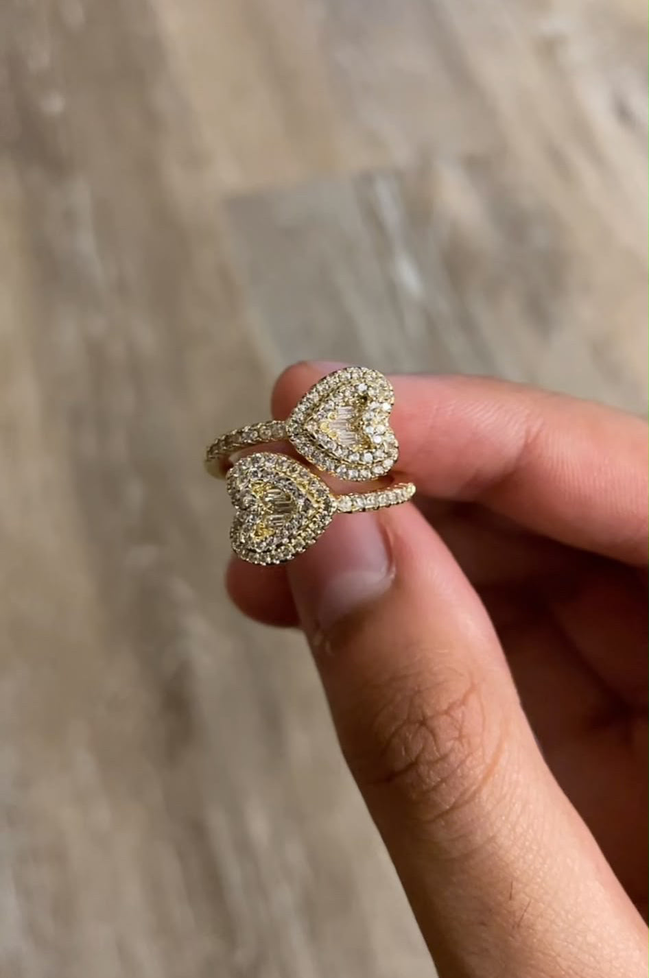 Double Heart Ring