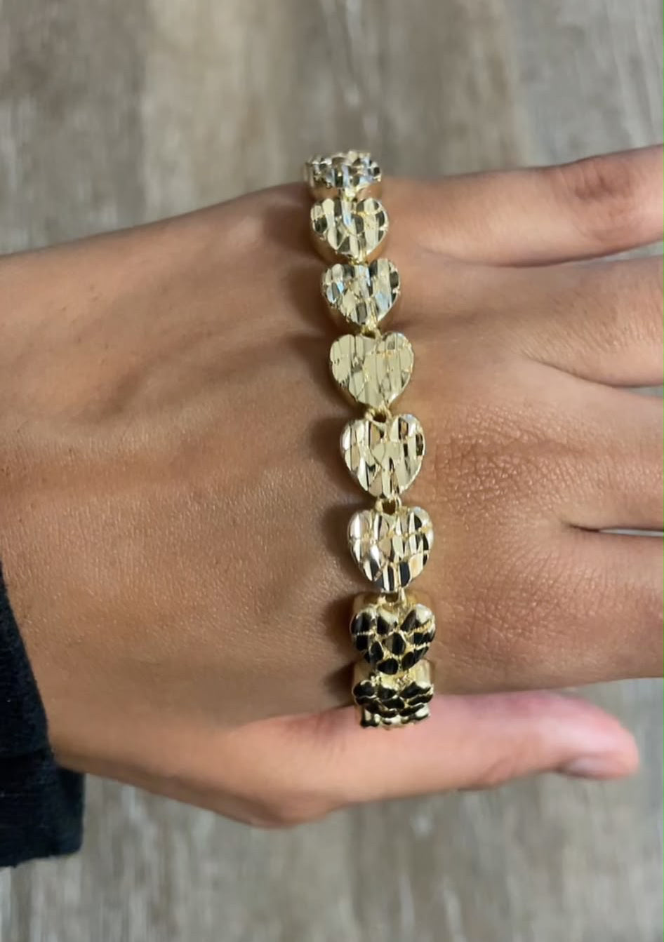 Heart Nugget Bracelet